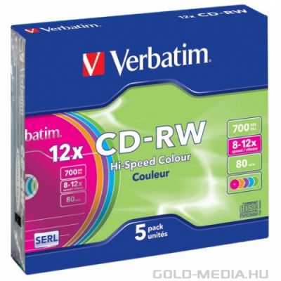 CIV-Verbatim CD-RW80 8-12x   lemez