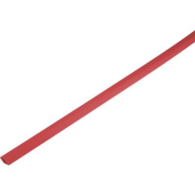 Zsugorcső ragasztó nélkül, piros, 4,5 mm 2:1, TRU COMPONENTS 1225446 méteráru