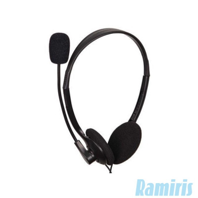 Gembird MHS-123 Headset Headset,2.0,3.5mm,Kábel:1,8m,32Ohm,20Hz-20kHz,Mikrofon,Black