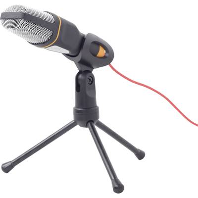Számítógépes mikrofon Gembird MIC-D-03 Fekete Vezetékes