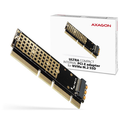 AXAGON PCEM2-1U PCIE NVME M.2 x16/x8/x4 M-Key slot adapter PCEM2-1U