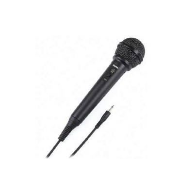 Hama DM 20 Dynamic Microphone Mikrofon,3.5mm,Kábel:2,5m,600Ohm,100Hz-10kHz,Mikrofon,Black,dinamikus