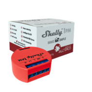 Shelly 1PM egycsatornás Wi-Fi-s okosvezérlés áramfogyasztásmérés funkcióval ALL-REL-SHE1PM