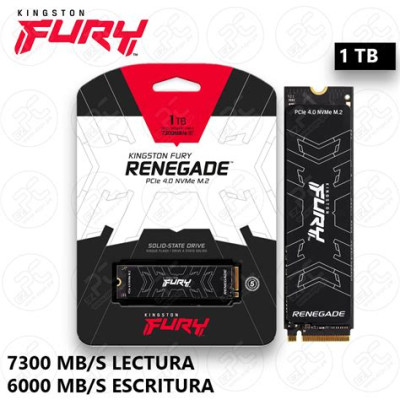 KINGSTON FURY Renegade 1000GB PCIe 4.0 NVMe M.2 SSD SFYRS/1000G