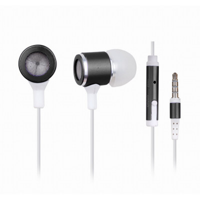 Gembird MHS-EP-001 Headset Black/White Headset,2.0,3.5mm,Kábel:0,9m,50-18000Hz,Mikrofon,Black/White