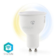 Nedis SmartLife WiFi Intelligens LED fényforrás spot GU10 5W meleg-hideg fehér (3db) (WIFILW30CRGU10)