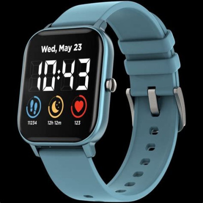 CANYON CANYON Wildberry SW-74 Smart watch, 1.3inches TFT full touch screen, Zinc plastic body, IP67 waterproof, multi-sport mode, compatibility with iOS and android, blue body with blue silicon belt, Host: 43*37*9mm, Strap: 230x20mm, 45g CNS-SW7