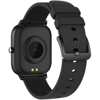 CANYON Smart watch, 1.3inches TFT full touch screen, Zinic+plastic body, IP67 waterproof, multi-sport mode, compatibility with iOS and android, black body with black silicon belt, Host: 43*37*9mm, Strap: 230x20mm, 45g CNS-SW74BB