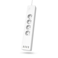 Hama 176574 WiFi okos konnektor elosztó + USB 10A fehér