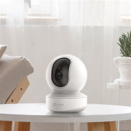 EZVIZ Beltéri okos 360° kamera TY1 1080P, WiFi, mozgásérzékelés, kétirányú beszéd, dönthető, H.265, microSD (256GB) CS-TY1-B0-1G2WF