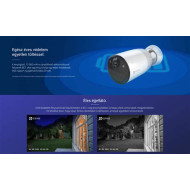 EZVIZ Kültéri 3 kamerás biztonsági rendszer BC1-B3 (bázisállomás+3 kamera), WiFi, 1080p, 12900mAH akku, PIR, IP66, H.265 CS-BC1-B3