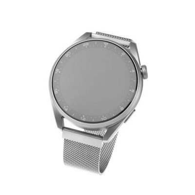 FIXED Mesh Strap Smatwatch 20mm wide, silver FIXMEST-20MM-SL