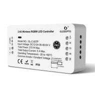Gledopto Zigbee Pro RGB+CCT LED vezérlés (Zigbee+RF) 12V / 24V / 36V / 48V / 54V DC GLE-REL-C008P