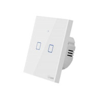 Sonoff TX T3 EU 2C Wi-Fi + RF kétgombos érintős kapcsoló fekete (SON-KAP-TXT32)