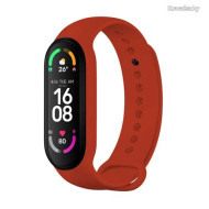 FIXED Szilikon Strap Xiaomi Band 7/ Mi Band 6/ Mi Band 5, Piros FIXSSTB-989-RD