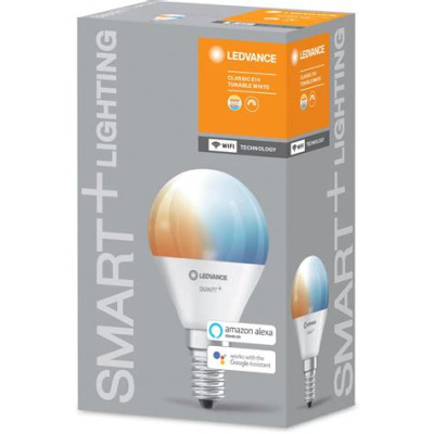 Ledvance Smart+ E27 6,7W 606LM 2700K állítható fényerejű kisgömb LED okos fényforrás 4058075625808