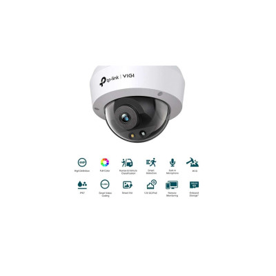 TP-Link VIGI C240 /4MP/2,8mm/k&uuml;lt&eacute;ri/H265/IR30m/SD/Smart Detection/be&eacute;p&iacute;tett mikrofon/Full-Color IP d&oacute;mkamera VIGI C240(2.8MM)