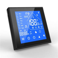 SmartWise WiFi-s okos termosztát COLOR, eWeLink app kompatibilis, ‘B’ típus (16A), fehér kerettel, színes kijelzővel SMW-TER-BW-COL