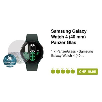 PanzerGlass PanzerGlass Samsung Galaxy Watch 4 (40 mm) AB 3650