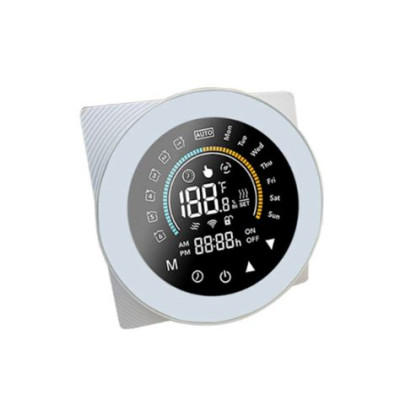 SmartWise WiFi-s okos termosztát, COLOR eWeLink app kompatibilis, 'A' típus (5A), fekete SMW-TER-AB-COL