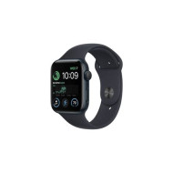 Apple Watch SE (2023) GPS 40mm éjfekete alumíniumtok, éjfekete sportszíj M/L (MR9Y3QH/A)